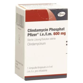 Clindamycin phosphate Pfizer 600mg/4ml amp 4ml