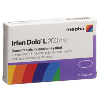 Irfen Dolo L Lactab 200 mg 20 pcs