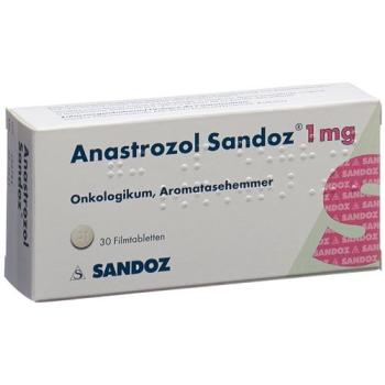 Anastrozol Sandoz film tablets 1 mg 30 pcs