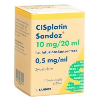 Cisplatin Sandoz Inf Conc 10 mg/20ml perf 20 ml