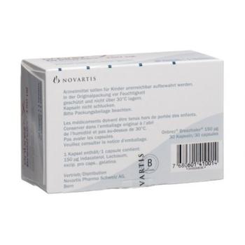 Onbrez Breezhaler Inh Kaps 0.15 mg 3 x 30 pcs