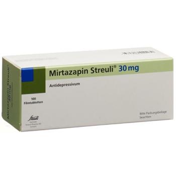 Mirtazapin Streuli film tablets 30 mg 100 pcs