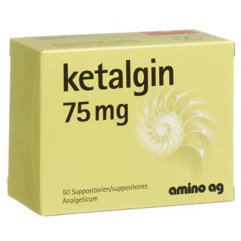 Ketalgin Supp 75 mg 50 Stk