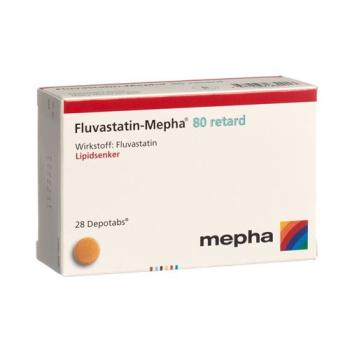 Fluvastatin-Mepha retard Depotabs 80 mg 28 pcs