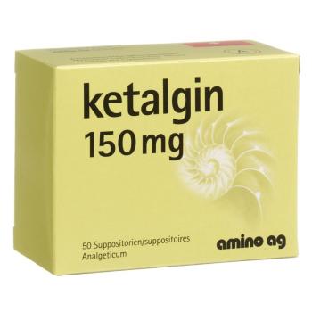 Ketalgin Supp 150 mg 50 Stk