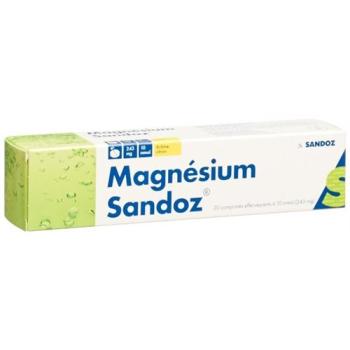 Magnesium Sandoz Zitrone 20 Brausetablets
