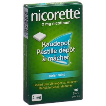Nicorette Polar Mint chewable pods 2 mg 30 pcs