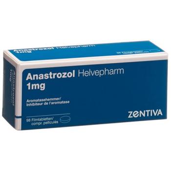Anastrozole Helvepharm Filmtabl 1 mg 98 pcs