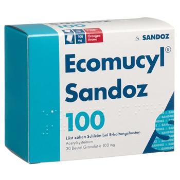 Ecomucyl Sandoz Gran 100 mg Btl 30 pcs