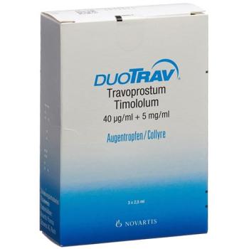 Duotrav Gtt Opht 3 Fl 2.5ml
