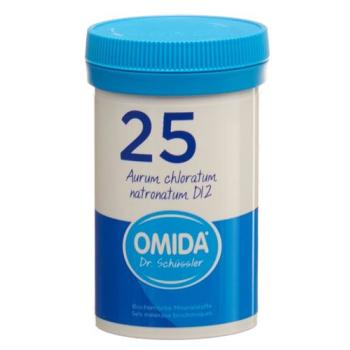 Omida Schüssler No. 25 Aurum Chloratum Natronatum Tablets D 12 Pack of 100