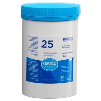 Omida Schuessler Nr25 Aurum chloratum natronatum Tabl D 12 Ds 100