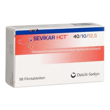 Sevikar HCT film tablets 40/10/12.5 mg blister 98 pcs