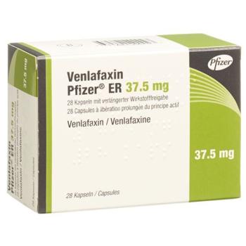 Venlafaxine Pfizer ER Ret Kaps 37.5 mg 28 pcs