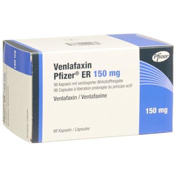 Venlafaxine Pfizer ER Ret Kaps 150 mg 98 pcs