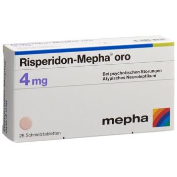 Risperidon-Mepha oro Melting Tabl 4 mg 28 pcs