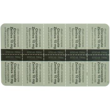 Clorazepate Zentiva Kaps 10 mg 50 pcs