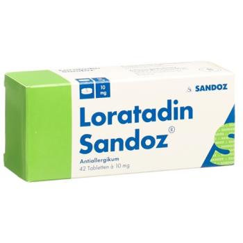 Loratadine Sandoz Tabl 10 mg 42 pcs