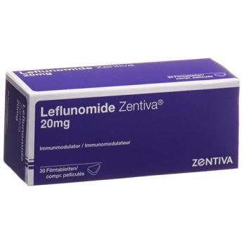 Leflunomide Zentiva Filmtabl 20 mg 30 pcs