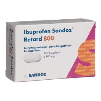 Ibuprofen Sandoz Ret Filmtabl 800 mg 50 pcs