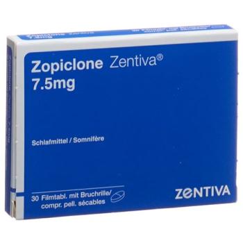 Zopiclone Zentiva Filmtabl 7.5 mg 30 pcs