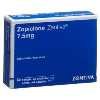 Zopiclone Zentiva Filmtabl 7.5 mg 100 pcs