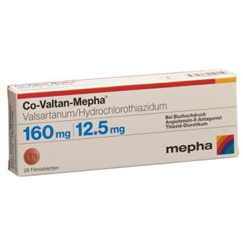 Co-Valtan-Mepha Filmtabl 160/12.5 mg 28 pcs