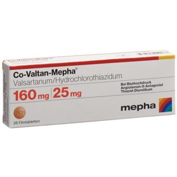 Co-Valtan-Mepha Filmtabl 160/25 mg 28 pcs