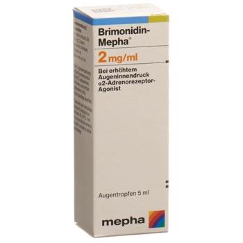 Brimonidin-Mepha Gtt Opht 2mg/ml Fl 5ml