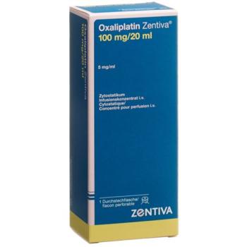 Oxaliplatin Zentiva Inf Conc 100mg/20ml thru 20ml