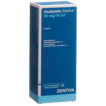 Oxaliplatin Zentiva Inf Conc 50mg/10ml perf 10ml