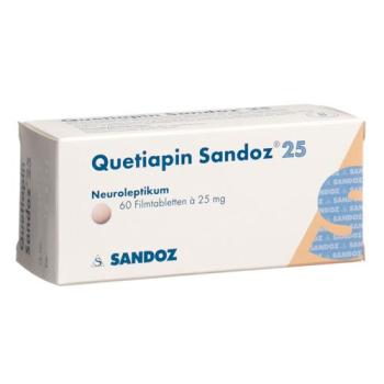 Quetiapine Sandoz film tablets 25 mg 60 pcs