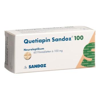Quetiapine Sandoz film tablets 100 mg 60 pcs
