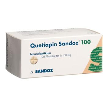Quetiapine Sandoz film tablets 100 mg 100 pcs
