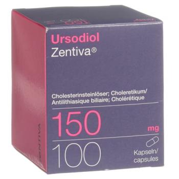 Ursodiol Zentiva Capsules 150 mg 100 pcs