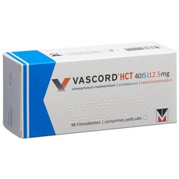 Vascord HCT Filmtablet 40/5/12.5 mg 98 pcs