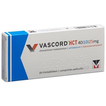 Vascord HCT Filmtablet 40/10/25 mg 28 pcs