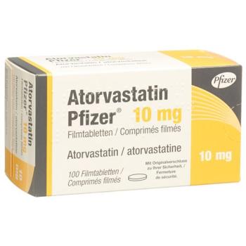 Atorvastatin Pfizer Filmtabl 10 mg 100 pcs