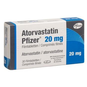 Atorvastatin Pfizer Filmtabl 20 mg 30 pcs