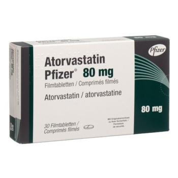 Atorvastatin Pfizer Filmtablet 80 mg 30 pcs