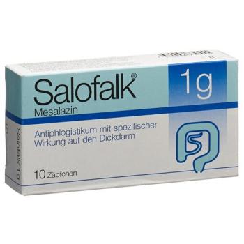 Salofalk Supp 1 g 10 pcs