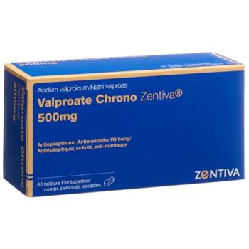 Valproate Chrono Zentiva 500 mg 60 filmtablets