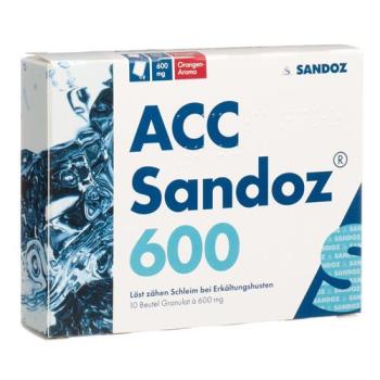 ACC Sandoz Gran 600 mg with orange flavor 10 pcs