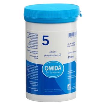 Omida Schuessler Nr5 Potassium phosphoricum Tabl D 6 Ds 350 g