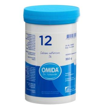 Omida Schuessler Nr12 Calcium sulfuricum Tabl D 6 Ds 350 g