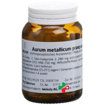 Weleda Aurum metallicum praeparatum Tabl D 10 50 g