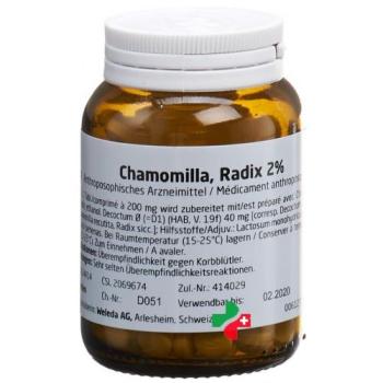 Weleda Chamomilla Radix Tabl 2% 50 g