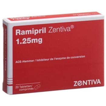 Ramipril Zentiva Tabl 1.25 mg 20 pcs