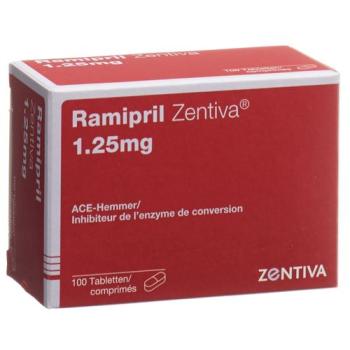 Ramipril Zentiva Tabl 1.25 mg 100 pcs