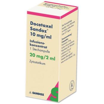 Docetaxel Sandoz Inf Konz 20 mg/2ml Durchstf
